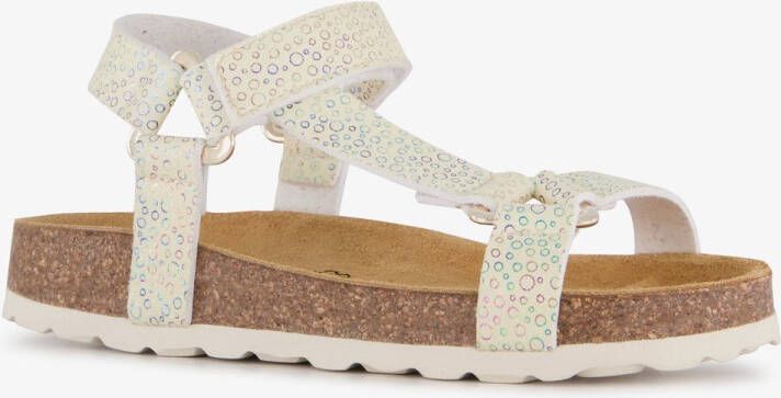 Hush Puppies meisjes bio sandalen met print goud