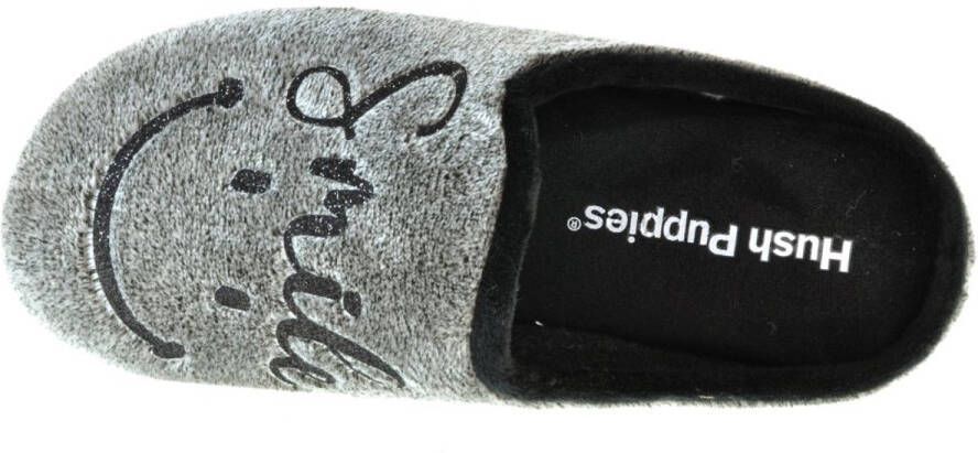 Hush Puppies Negro Pantoffels Smile