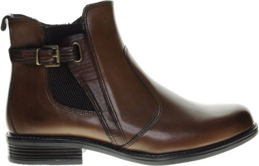 Hush Puppies Platte Enkellaarzen Bruin