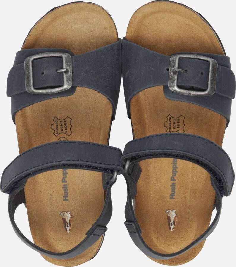 Birkenstock Hush Puppies Sandalen blauw Leer