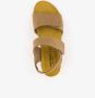 Hush Puppies suede dames bio sandalen beige Echt leer - Thumbnail 3