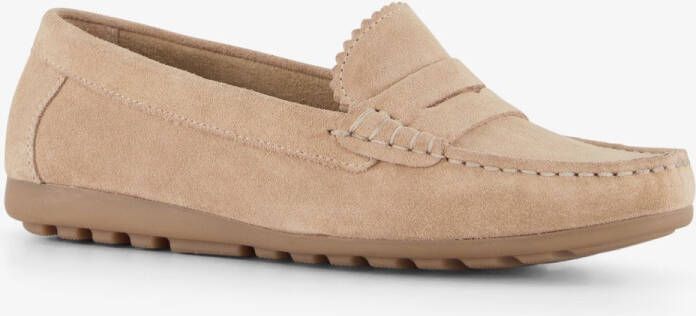 Hush Puppies suède dames mocassins beige
