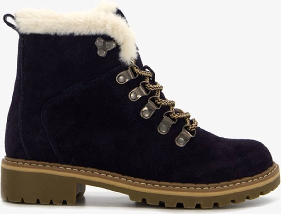 Veterboots blauw dames cheap