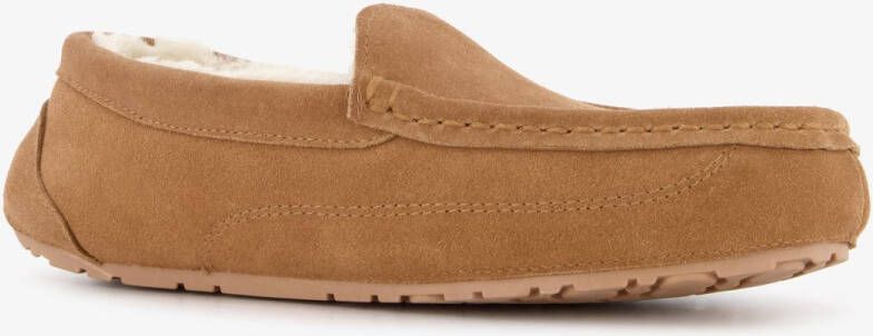 Hush Puppies suede heren pantoffels cognac Sloffen Echt leer