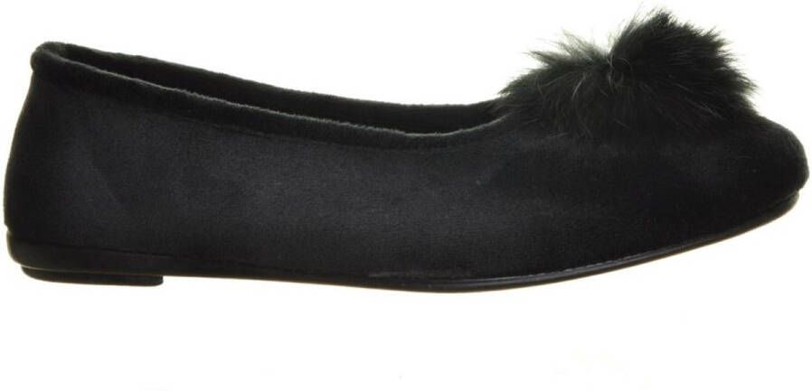 Hush Puppies Zwart Balerina Pantoffel