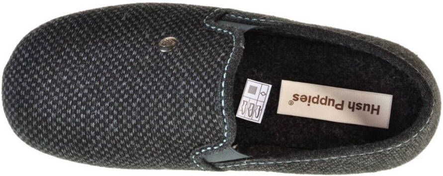 Hush Puppies Zwarte Pantoffel