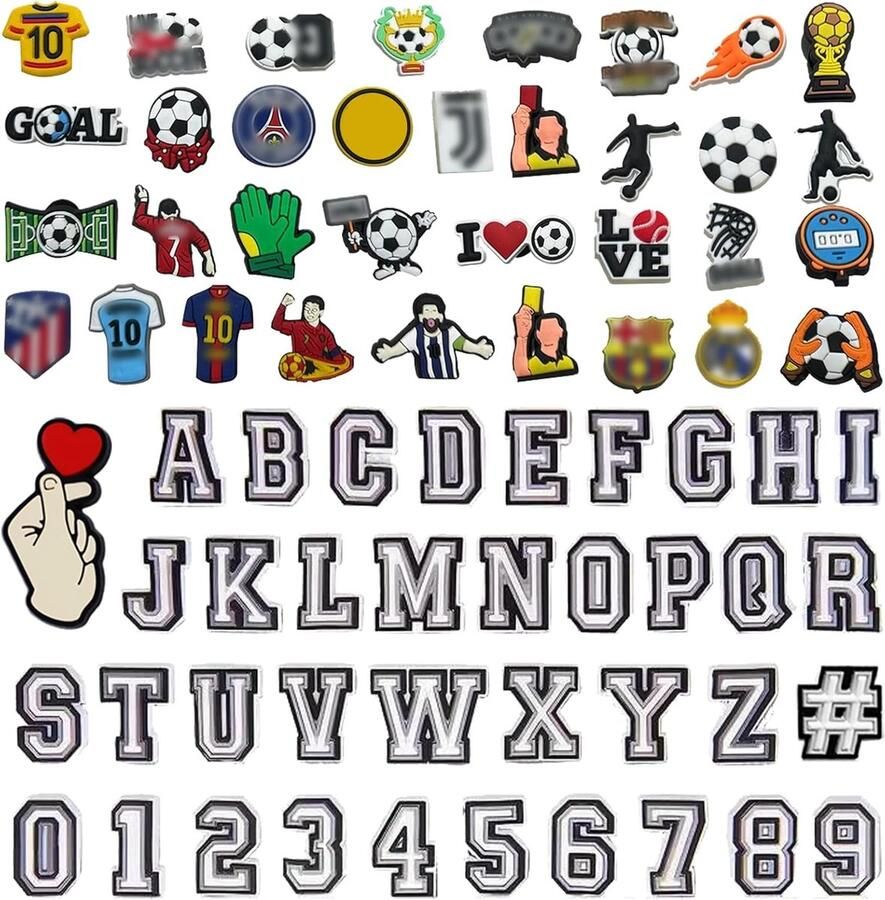 72 Schoenhangers Voetbalschoenen Digitale Schoenaccessoires Decoratieve Accessoires voor en Volwassenen