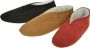 Hytex Fashion Spaanse slof Velours leder Zwart - Thumbnail 1