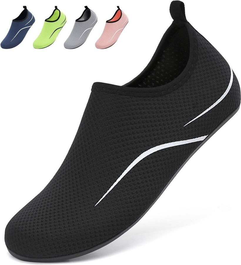 Ibenzoa Badschoenen voor en lichtgewicht waterschoenen voor strand zwembad surfen en yoga