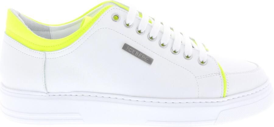 Iceberg Heren Veterschoenen Iu1288a Bianco Wit