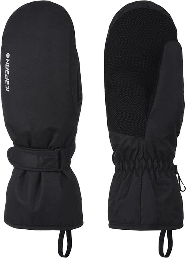 Icepeak haysburg wanten in de kleur zwart