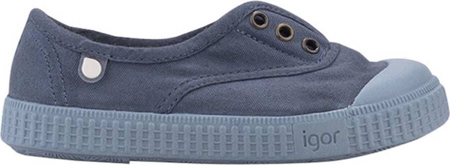 Igor Sneakers Blauw Textiel 070204 Heren Textiel