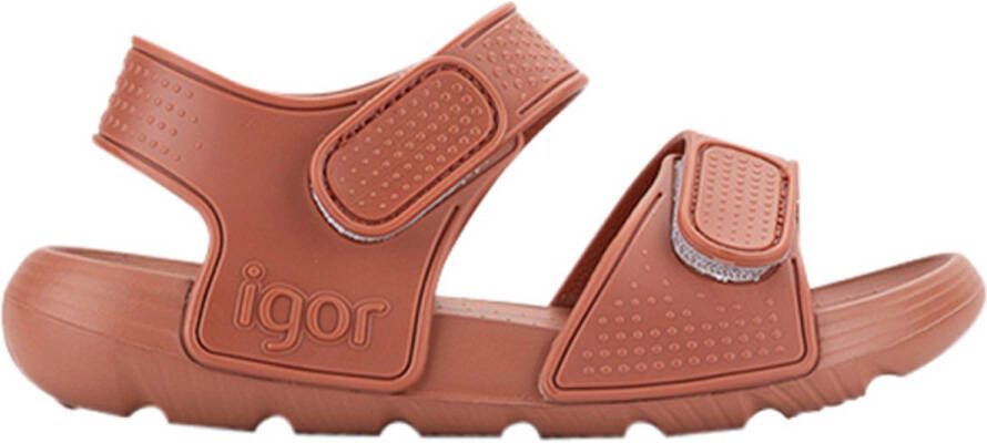 Igor waterschoenen brique Oranje Rubber Effen 25