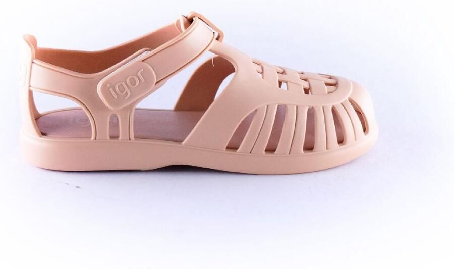 Igor Unisex Platte sandalen Tobby Solid Roze Rubber Platte zool - Foto 8