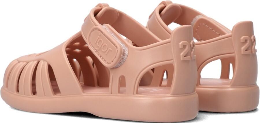 Igor Unisex Platte sandalen Tobby Solid Roze Rubber Platte zool - Foto 9