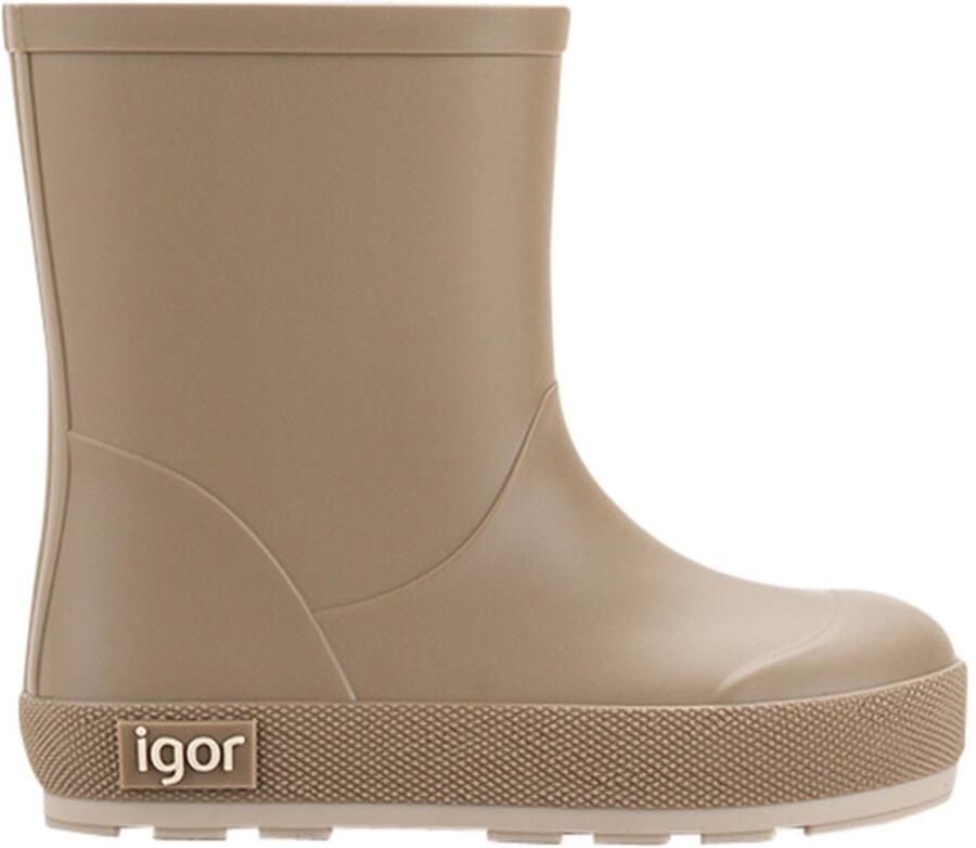 Igor Yogi dk regenlaarzen kids Bruin Rubber Effen 29