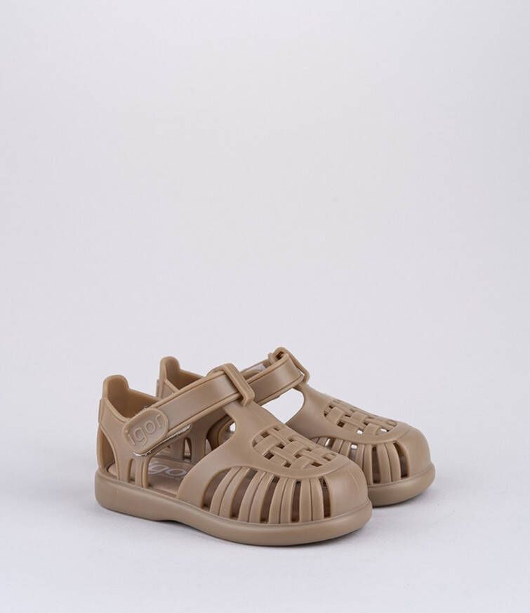 Igor waterschoenen taupe Bruin Rubber Effen 23 - Foto 3