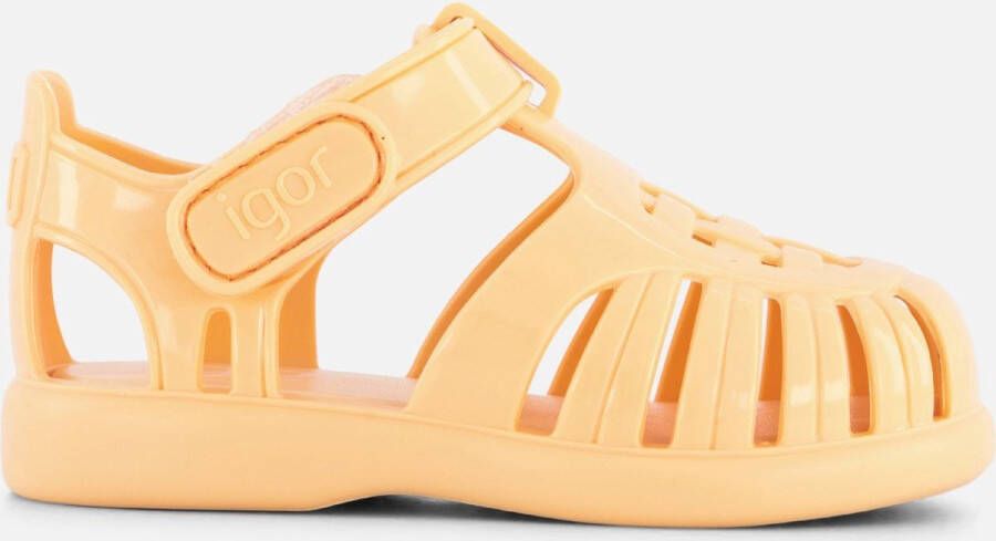 igor Toby Gloss Watersandalen oranje Rubber