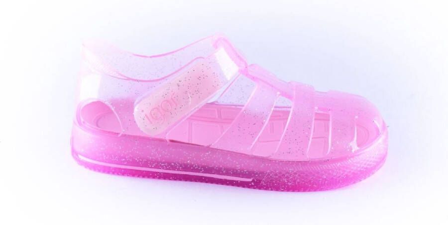 igor waterschoen 10265-049 velcro glitter roze