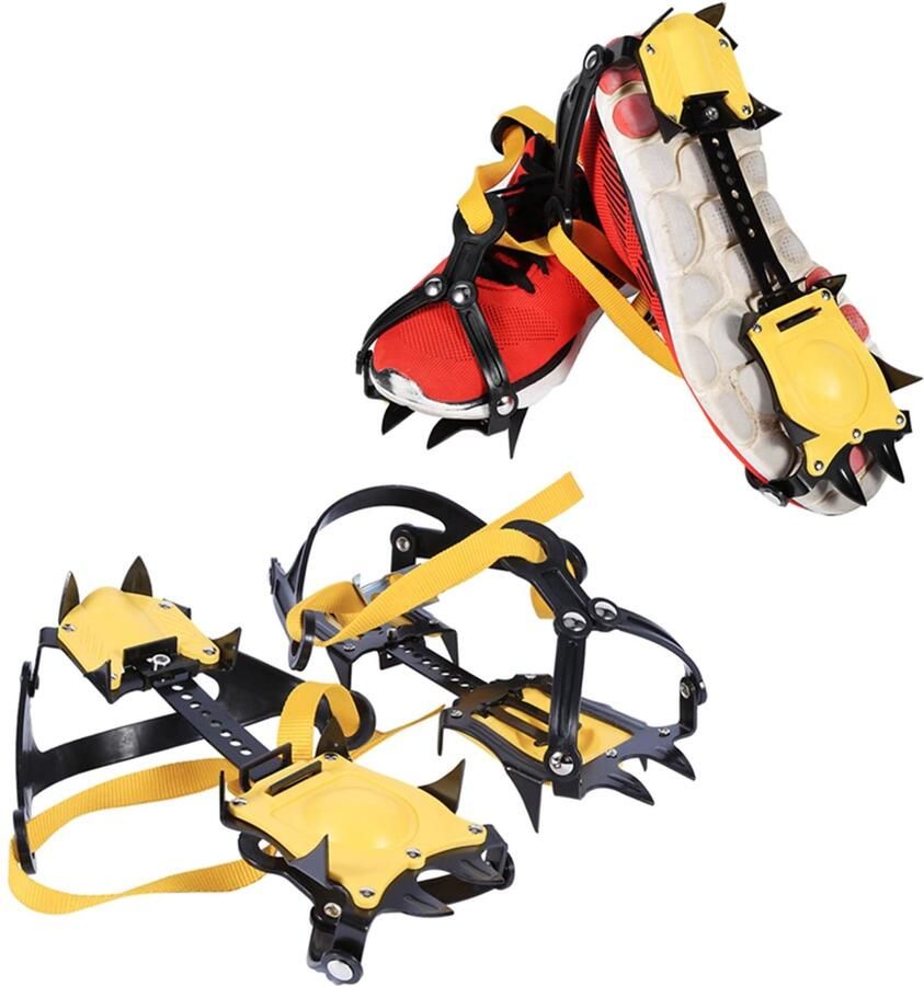 IJsstijgijzers met 10 Tanden Antislip Spikes voor Wandelschoenen
