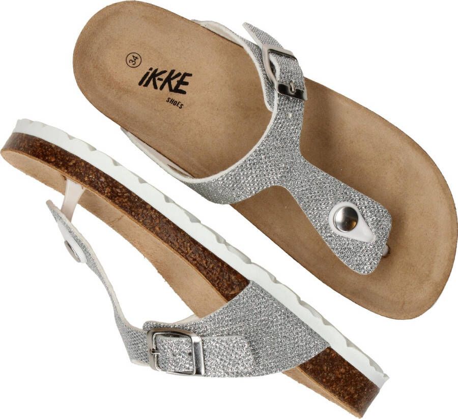 Ikke IK-KE slipper Meisjes Zilver