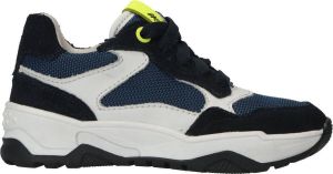 Ikke IK-KE Sneaker Jongens Wit Blauw