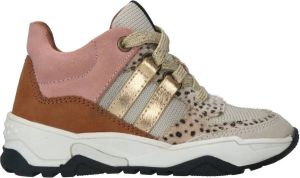 Ikke IK-KE Sneaker Meisjes Bruin Beige Roze