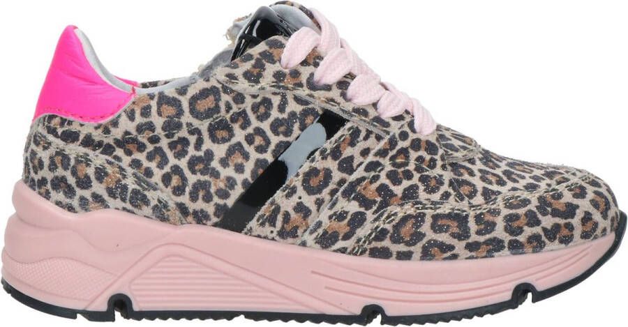 Ikke IK-KE Sneaker Meisjes Roze Multi