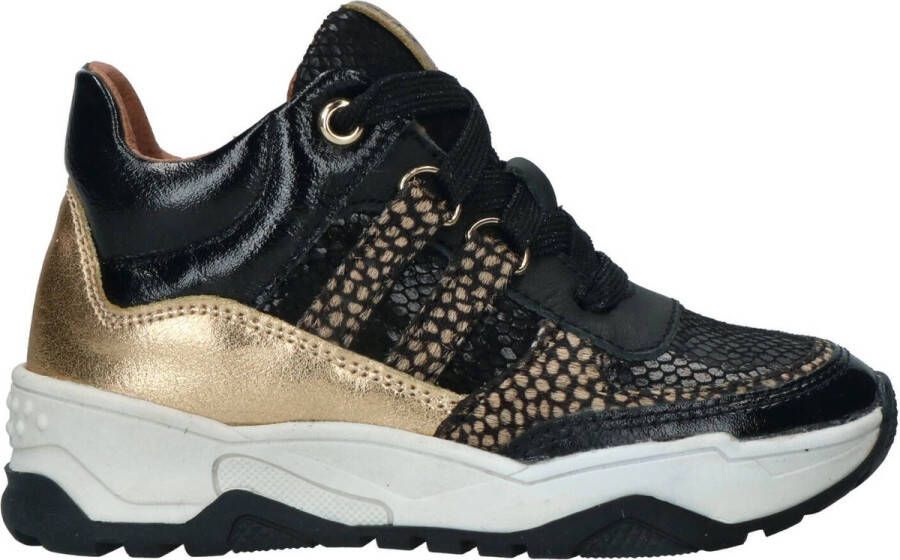 Ikke IK-KE Sneaker Meisjes Zwart goud