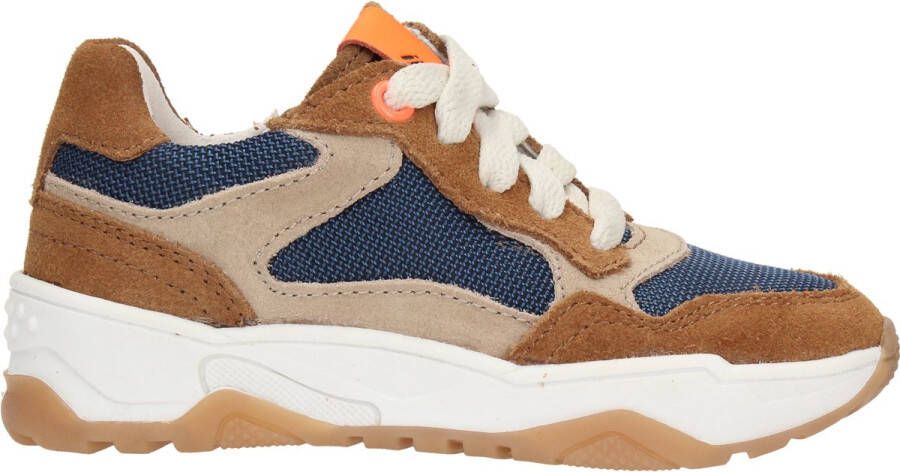 Ikke IK-KE Sneaker Jongens Bruin blauw