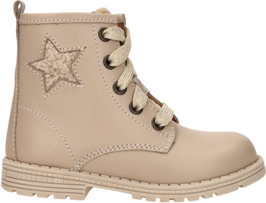 Ikke IK-KE Veterboot Meisjes Beige Taupe