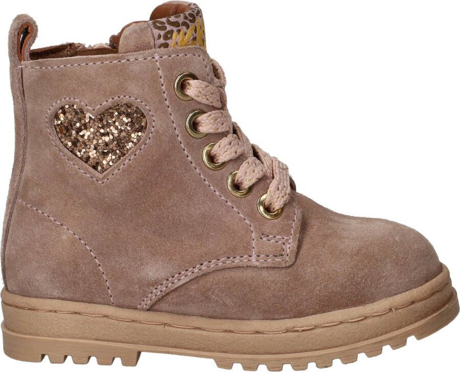 Ikke IK-KE Veterboots Meisjes Roze