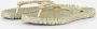 ILSE JACOBSEN Teenslippers Dames Cheerful03 Maat: 39 Materiaal: Rubber Kleur: Goud - Thumbnail 2