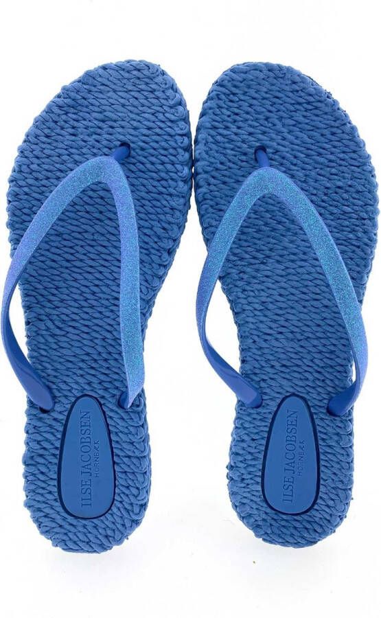 Ilse Jacobsen Slippers met glitter CHEERFUL01 656 Light Regatta Light Regatta