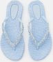 Ilse Jacobsen Slippers met grove glitter CHEERFUL03G 658 Bluebell Blue Bell - Thumbnail 1