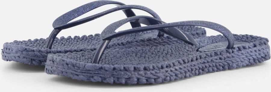 ILSE JACOBSEN Teenslippers Dames Cheerful01 Maat: 36 Materiaal: Rubber Kleur: Blauw - Foto 2