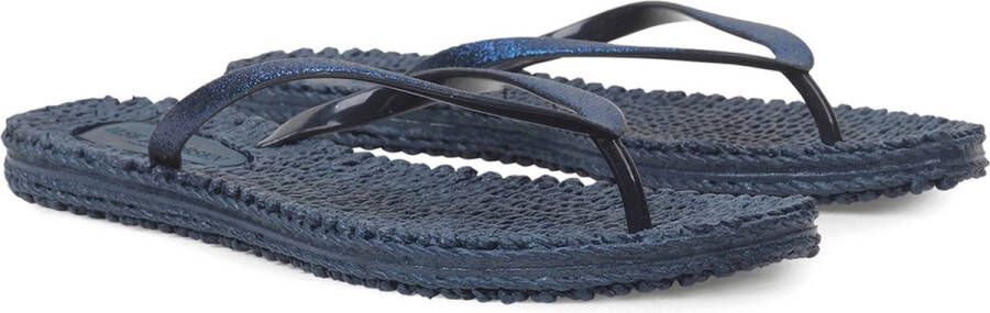ILSE JACOBSEN Teenslippers Dames Cheerful01 Maat: 36 Materiaal: Rubber Kleur: Blauw - Foto 3
