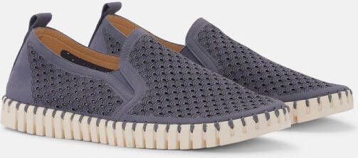 Ilse Jacobsen Instappers Heren TULIP140MEN beige zool 636 Grey Blue
