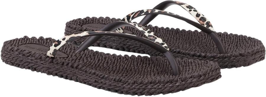 ILSE JACOBSEN Teenslippers Dames Cheerful01p Rubber Bruin - Foto 7