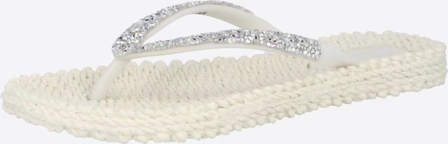 Ilse Jacobsen Slippers met grove glitter C FUL03G 12 Creme - Foto 6
