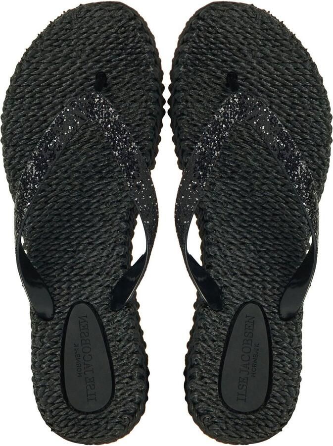 ILSE JACOBSEN Slippers Dames Cheerful12b Maat: 38 Materiaal: Rubber Kleur: Zwart - Foto 2