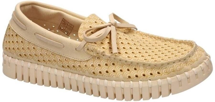 Ilse Jacobsen -Dames beige ballerina's & mocassins