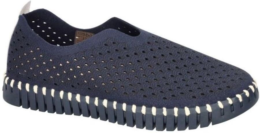 Ilse Jacobsen -Dames blauw donker ballerina's & mocassins