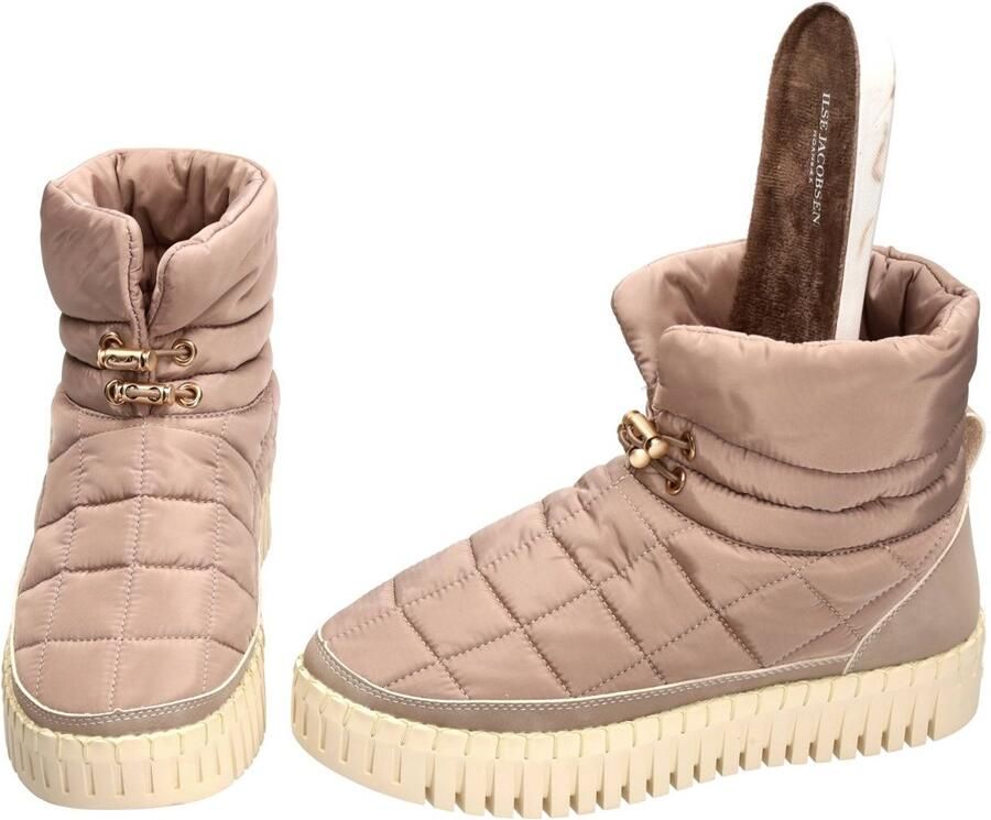 Ilse Jacobsen -Dames taupe ballerina's & mocassins