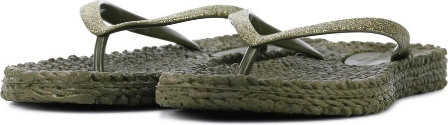 Ilse Jacobsen Hornbæk Ilse Jacobsen Cheerful01 teenslippers donkergroen-410 Green Dames - Foto 16