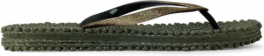 Ilse Jacobsen Hornbæk Ilse Jacobsen Cheerful01 teenslippers donkergroen-410 Green Dames - Foto 20