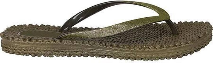 Ilse Jacobsen Hornbæk Ilse Jacobsen Cheerful01 teenslippers donkergroen-410 Green Dames - Foto 14