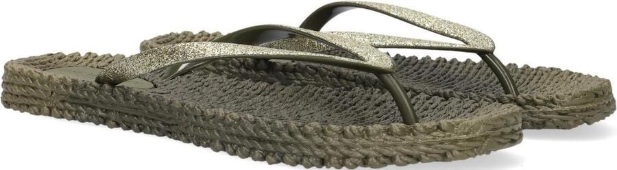 Ilse Jacobsen Hornbæk Ilse Jacobsen Cheerful01 teenslippers donkergroen-410 Green Dames - Foto 18