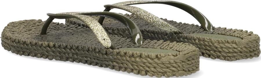 Ilse Jacobsen Hornbæk Ilse Jacobsen Cheerful01 teenslippers donkergroen-410 Green Dames - Foto 13