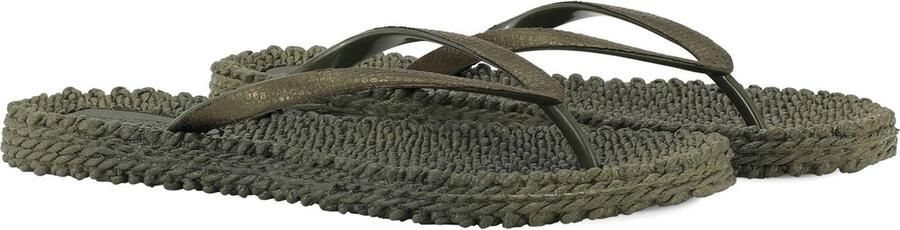 Ilse Jacobsen Hornbæk Ilse Jacobsen Cheerful01 teenslippers donkergroen-410 Green Dames - Foto 19